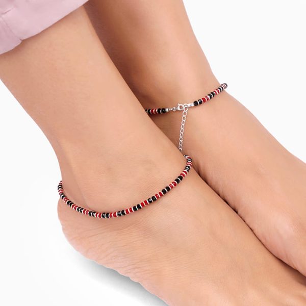 Silver Good Spirit Anklet
