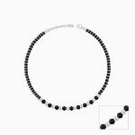 Silver Celestial Beads Anklet - Image 2