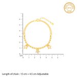 Golden Twinkle Star Bracelet - Image 4
