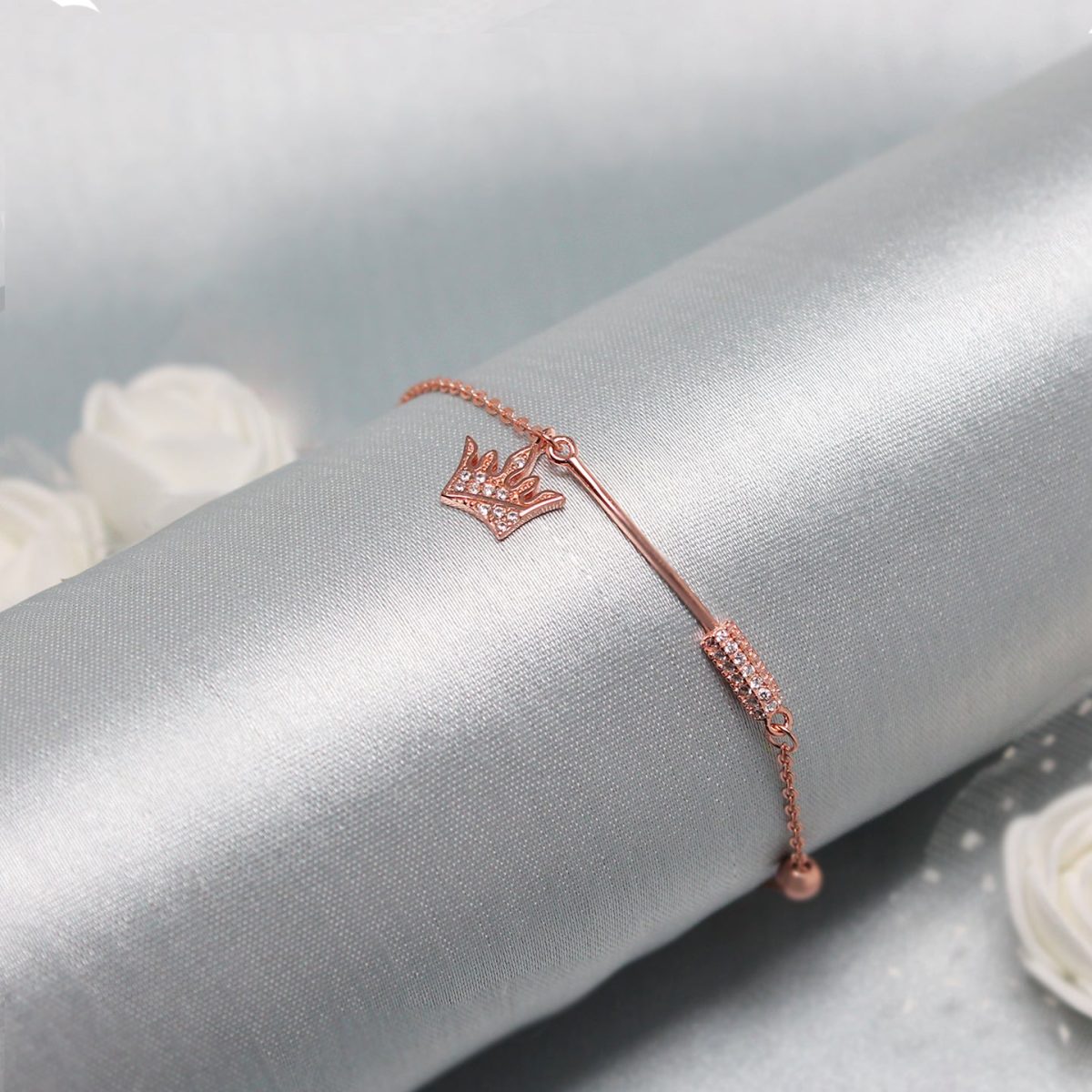 Rose Gold Crown Heart Duo - Image 5
