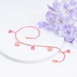 Rose Gold Crocus Heart Bracelet - Image 3