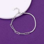 Silver Links of Joy Tennis Bracelet - Image 2