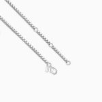 Silver Sleek Box Chain For Him - Image 4