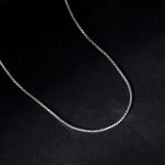 Silver Sleek Box Chain For Him - Image 2