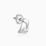 Silver Triangulum Stud Earrings - Image 4