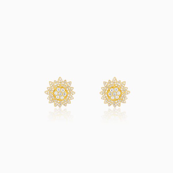Golden Petals Studs