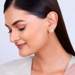 Golden Petals Studs - Image 3