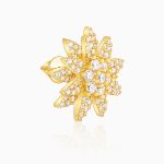 Golden Petals Studs - Image 4