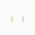 Golden Tiered Shine Earrings