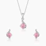 Silver Pink Shine Set