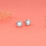 Silver Shine Zircon Earrings - Image 2