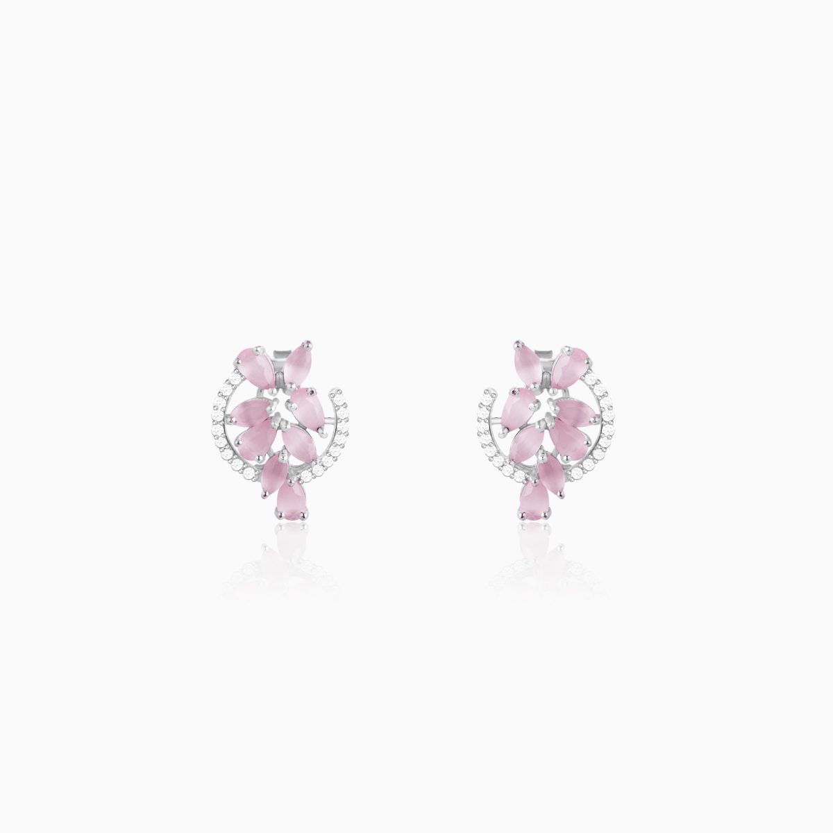 The Pink Periwinkle Earrings - Image 1