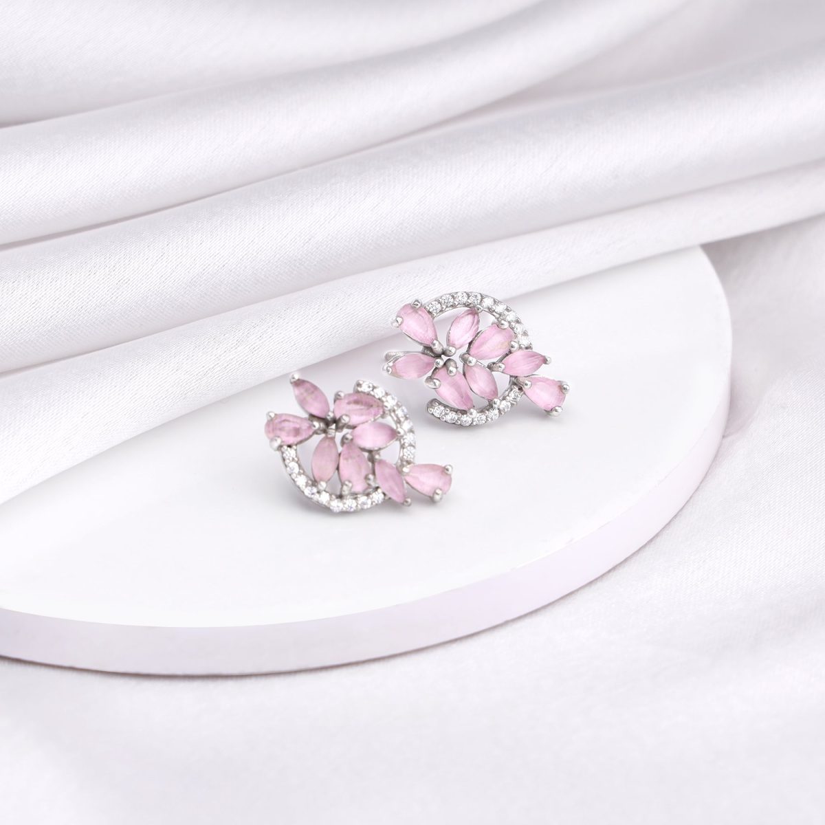 The Pink Periwinkle Earrings - Image 2
