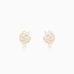 The White Periwinkle Earrings
