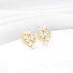 The White Periwinkle Earrings - Image 2