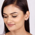 Silver Zircon Studded Elegant Stud Earrings - Image 3