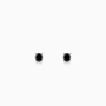 Silver Storm Edge Earring For Men - Image 2
