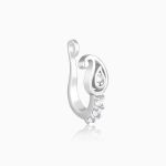 Silver Mango Fusion Nose Pin (Clip On) - Image 4
