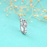 Silver Mango Fusion Nose Pin (Clip On) - Image 2