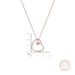 Rose Gold Crown Heart Duo - Image 6