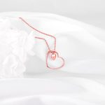 Anushka Sharma Rose Gold Heart Necklace - Image 2