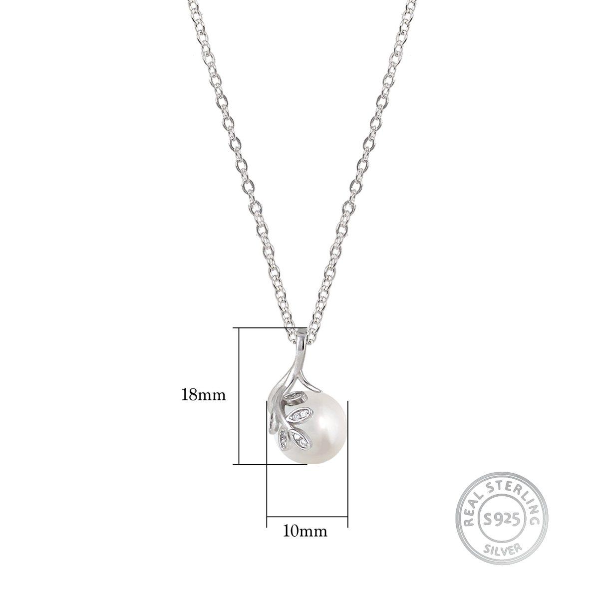 Charming Pearl Set with Link Chain - Image 6
