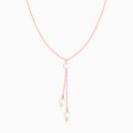 Rose Gold Glam Drops Necklace