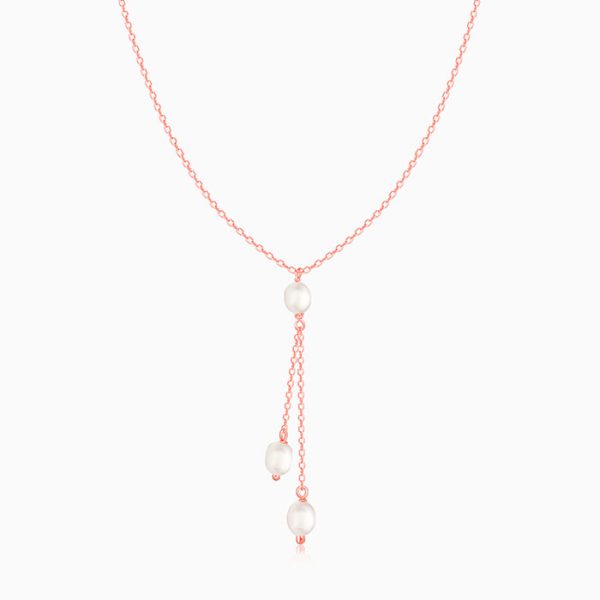 Rose Gold Glam Drops Necklace
