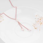 Rose Gold Glam Drops Necklace - Image 2