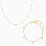 Golden Star Constellation Bracelet Set