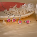 Silver Pink Square Set Of Three - Image 2