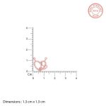 Rose Gold Double the Love Pendant with Link Chain - Image 5
