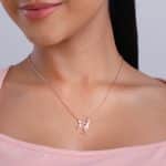 Rose Gold Always Us Necklace - Image 3