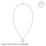 Silver Sunny Side Pendant With Link Chain For Him - Image 6