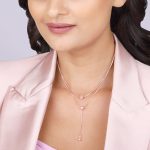 Rose Gold Terrific Trio Necklace - Image 3
