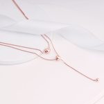 Rose Gold Terrific Trio Necklace - Image 2