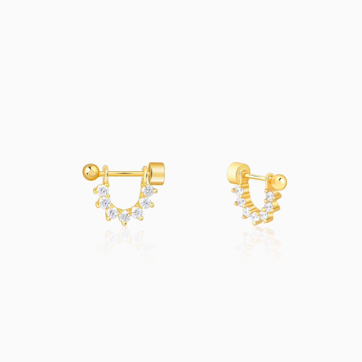 Golden Inka Ear Piercings - Image 1