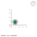 Silver Emerald Elite Ring - Image 5