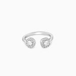 Silver Not-So-Round Ring
