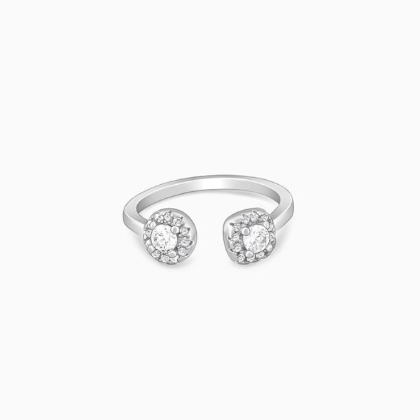 Silver Not-So-Round Ring