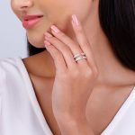 Silver Dual Layer Zircon Ring - Image 3