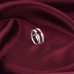 Silver Dual Layer Zircon Ring - Image 2