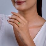 Golden Emerald Marquise Ring - Image 3