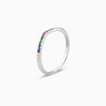 Silver Colourful Vanki Ring - Image 4