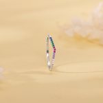 Silver Colourful Vanki Ring - Image 2