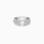 Silver Queen of Hearts Ring