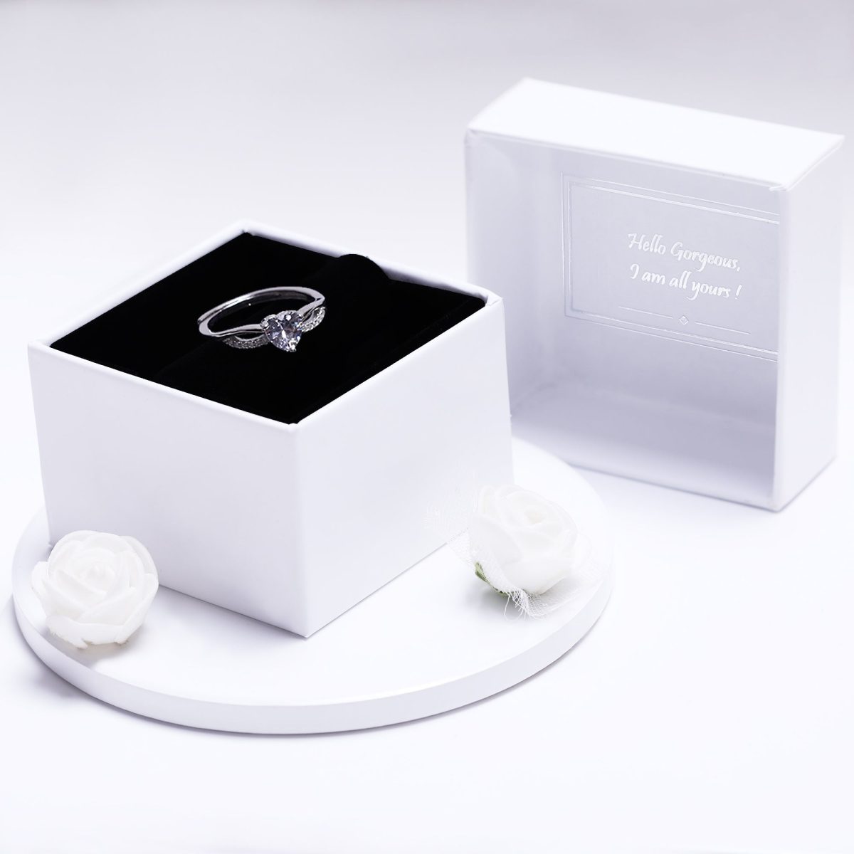 Silver Shape of Heart Set - Image 6
