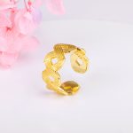 Golden Woven Together Ring - Image 2