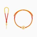 Golden Warmth And Affection Bhaiya Bhabhi Rakhis