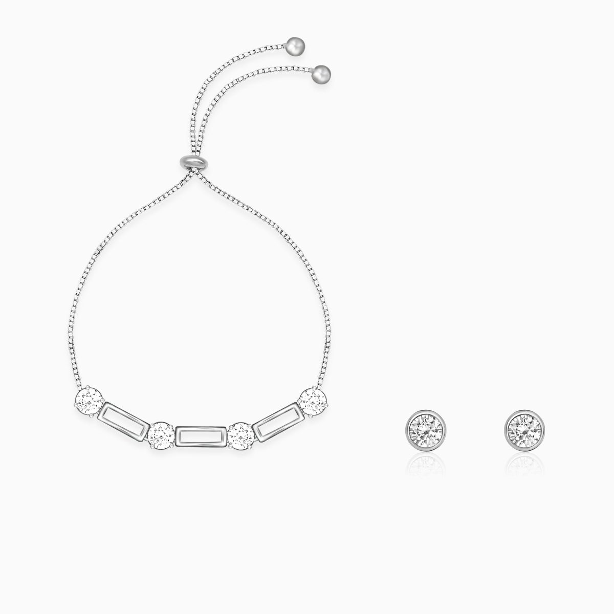 Dazzling Zircon Duo Set - Image 1